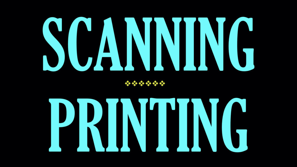 Our digital scanning and printing services